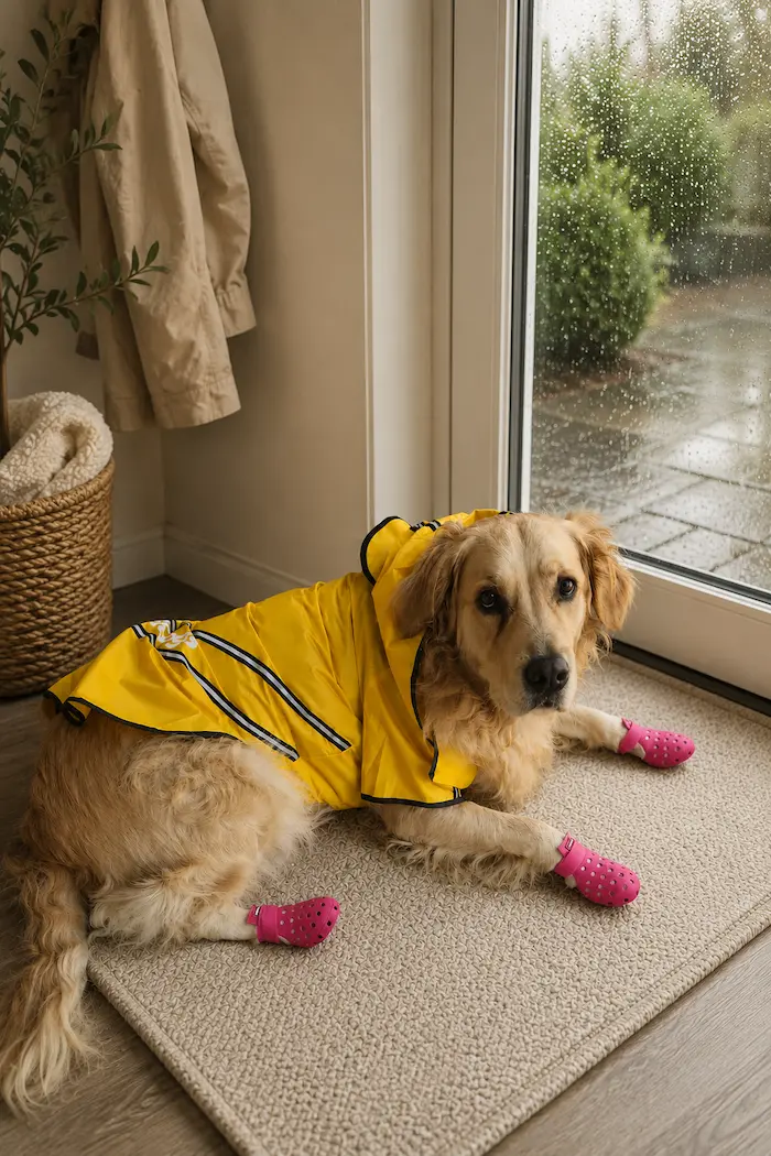 How to clean muddy dog paws after a walk