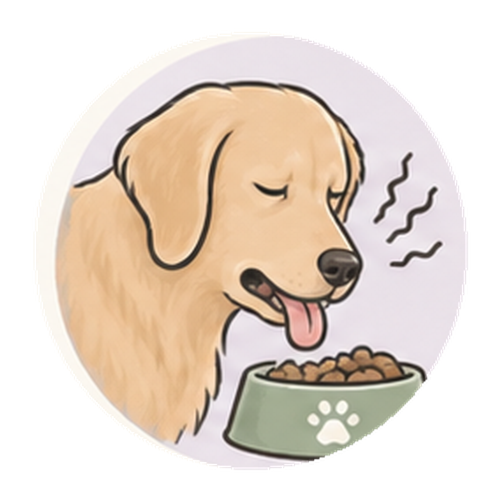 Icon representing GDV and bloat awareness in dogs