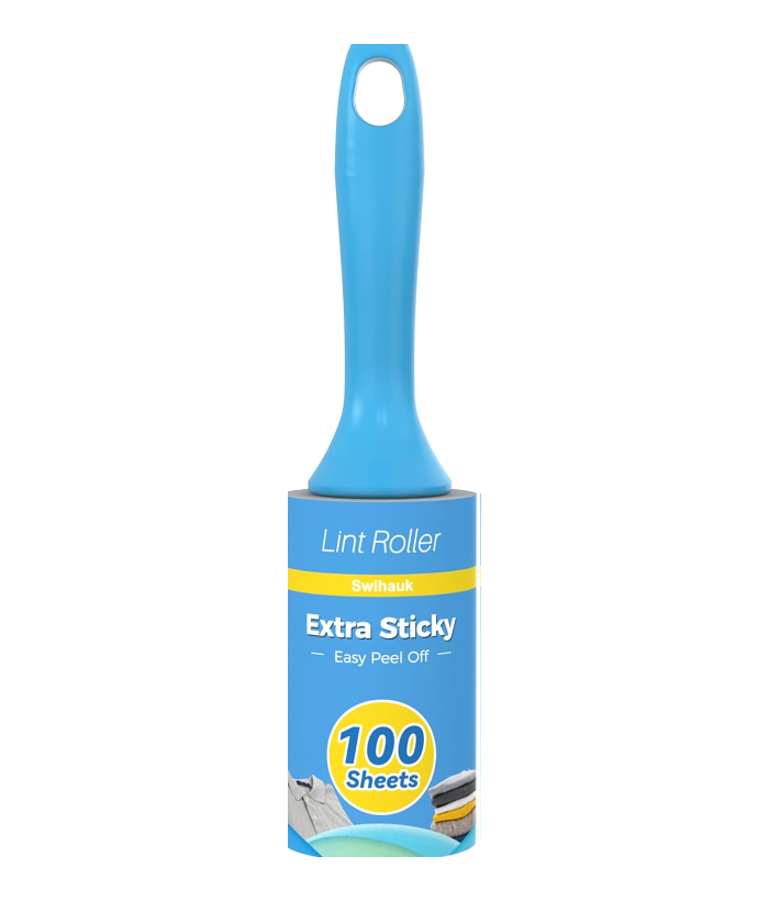 Extra sticky lint roller for pet hair