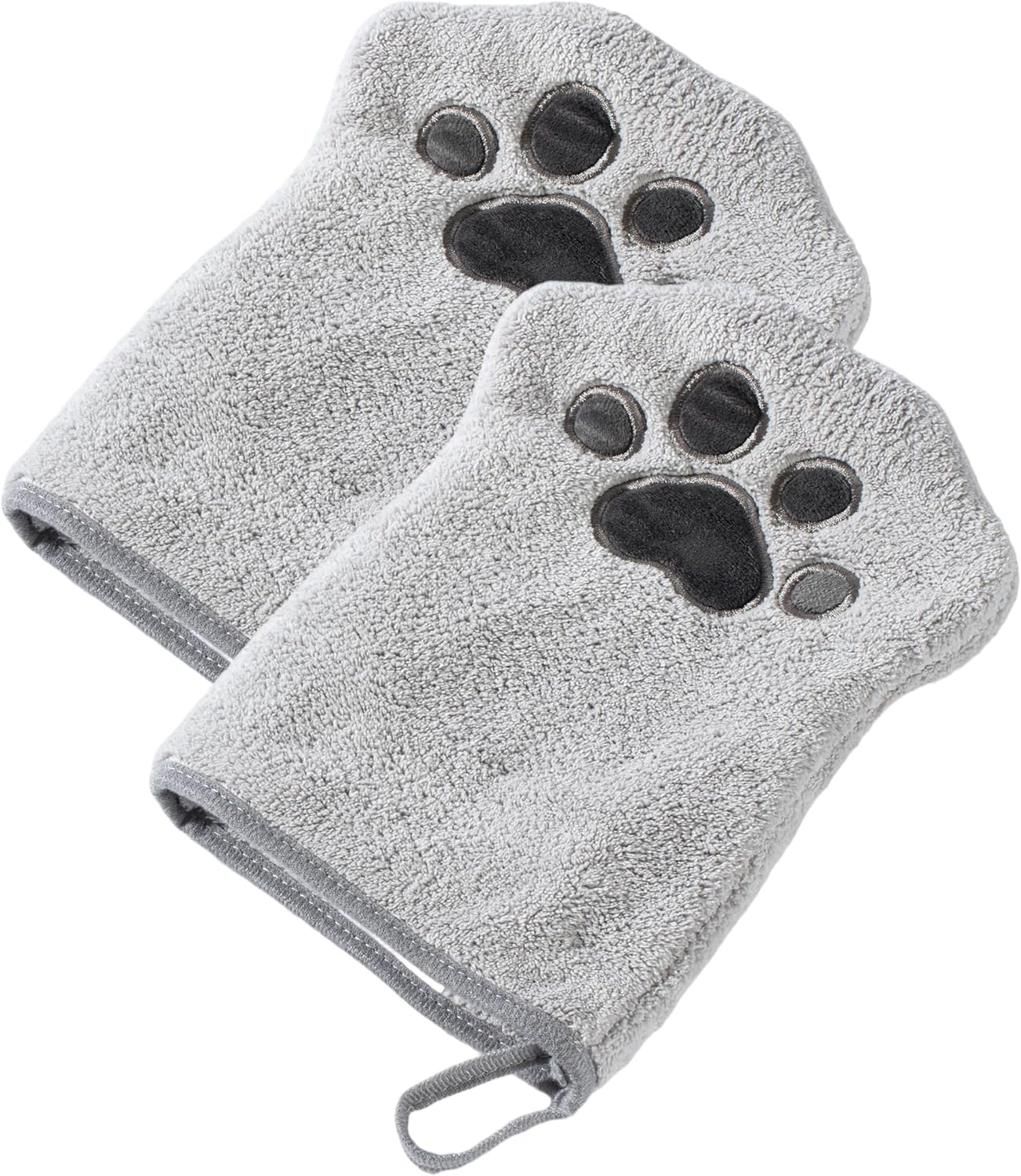 Microfibre paw mitt