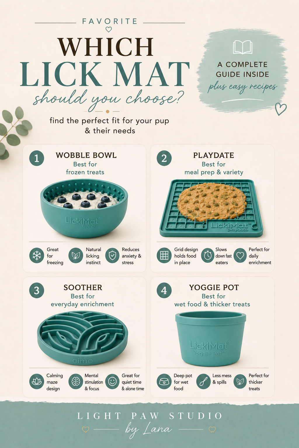Which lick mat should you choose — comparison guide