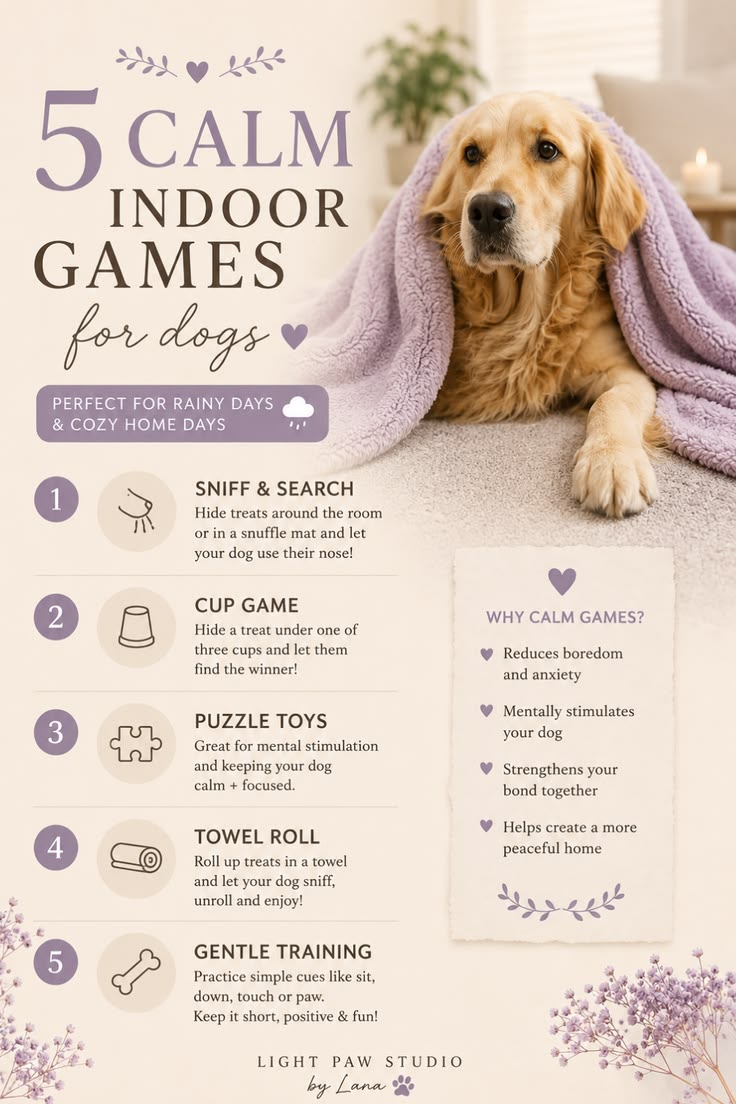 5 calm indoor games