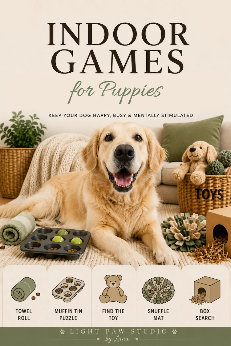 Indoor games for puppies