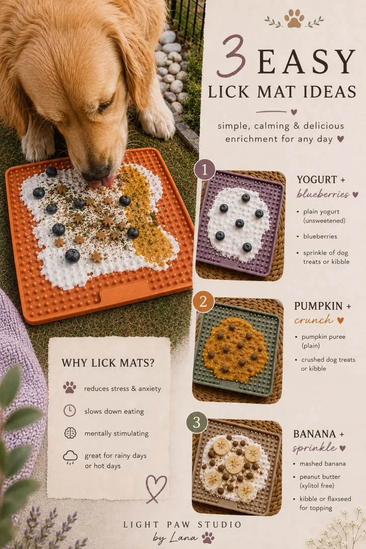 Lick mat recipes for dogs