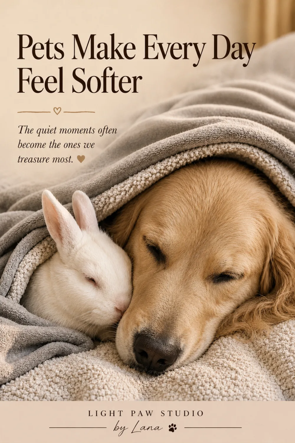 Pets Make Every Day Feel Softer
