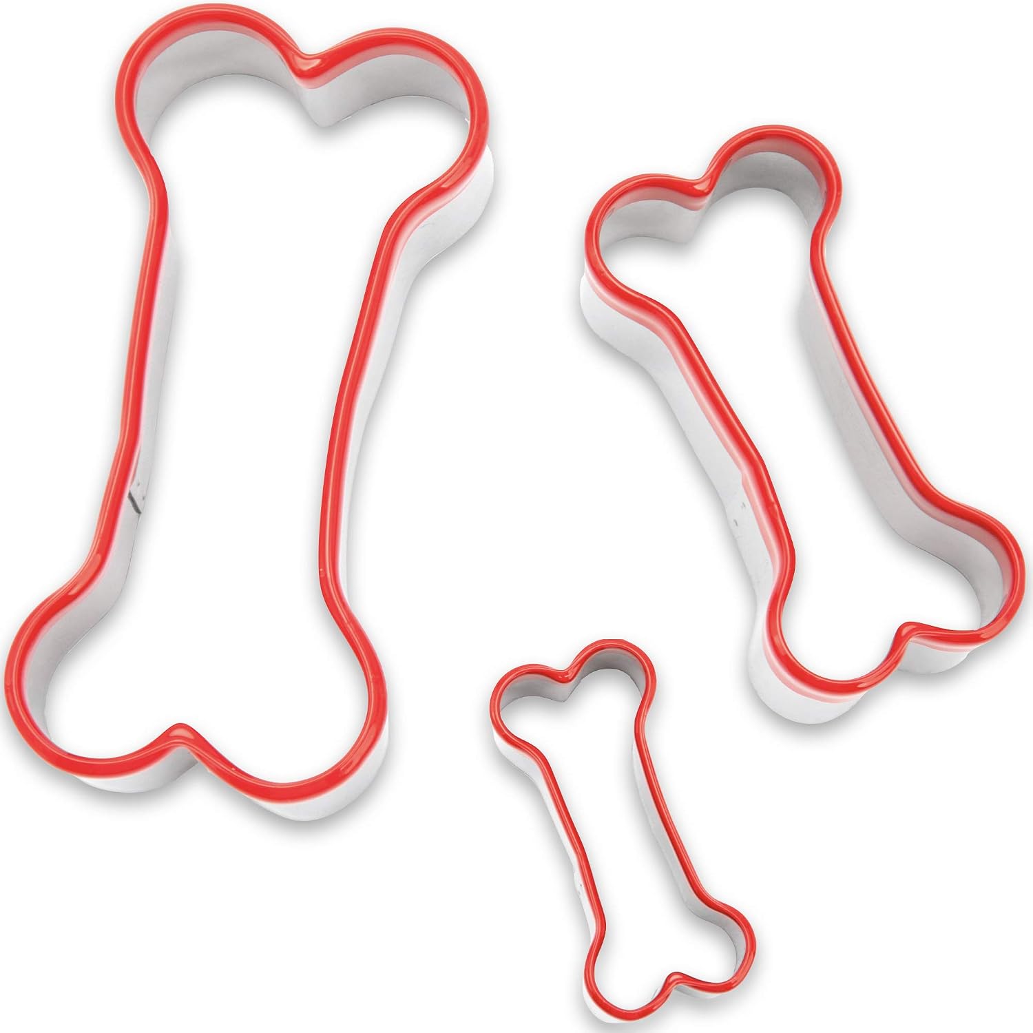 Dog bone cookie cutter set, 3 sizes