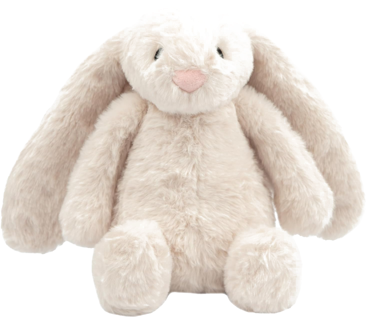 Cream plush bunny comfort toy