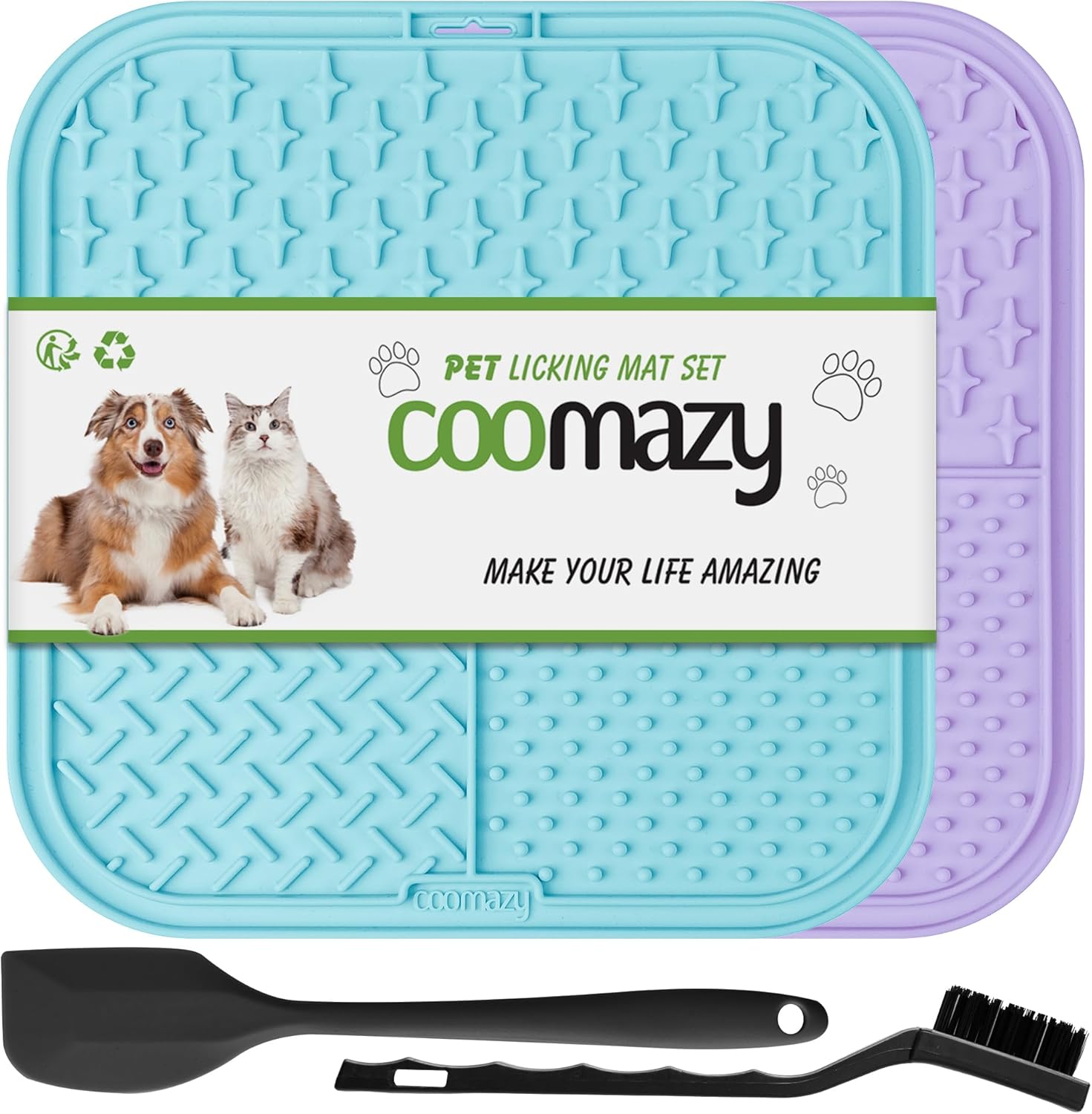 Pet Licking Mat Set