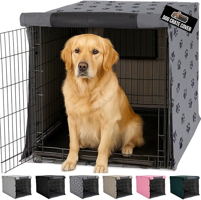 Dog crate cover