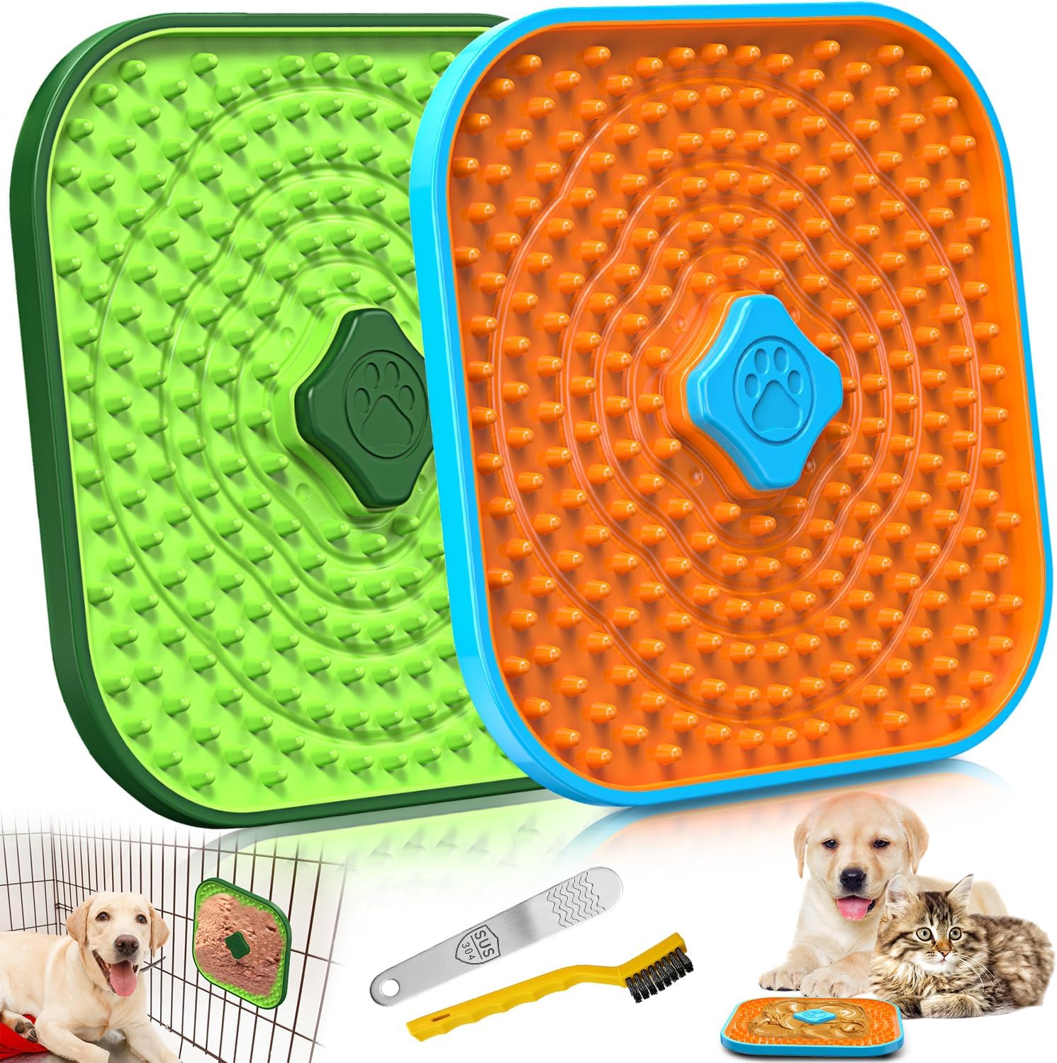 Crate lick mat