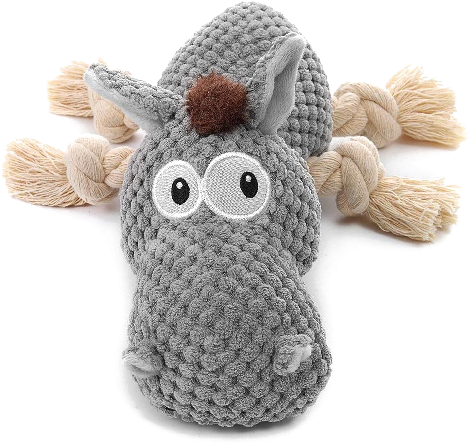 Cute plush elephant dog toy