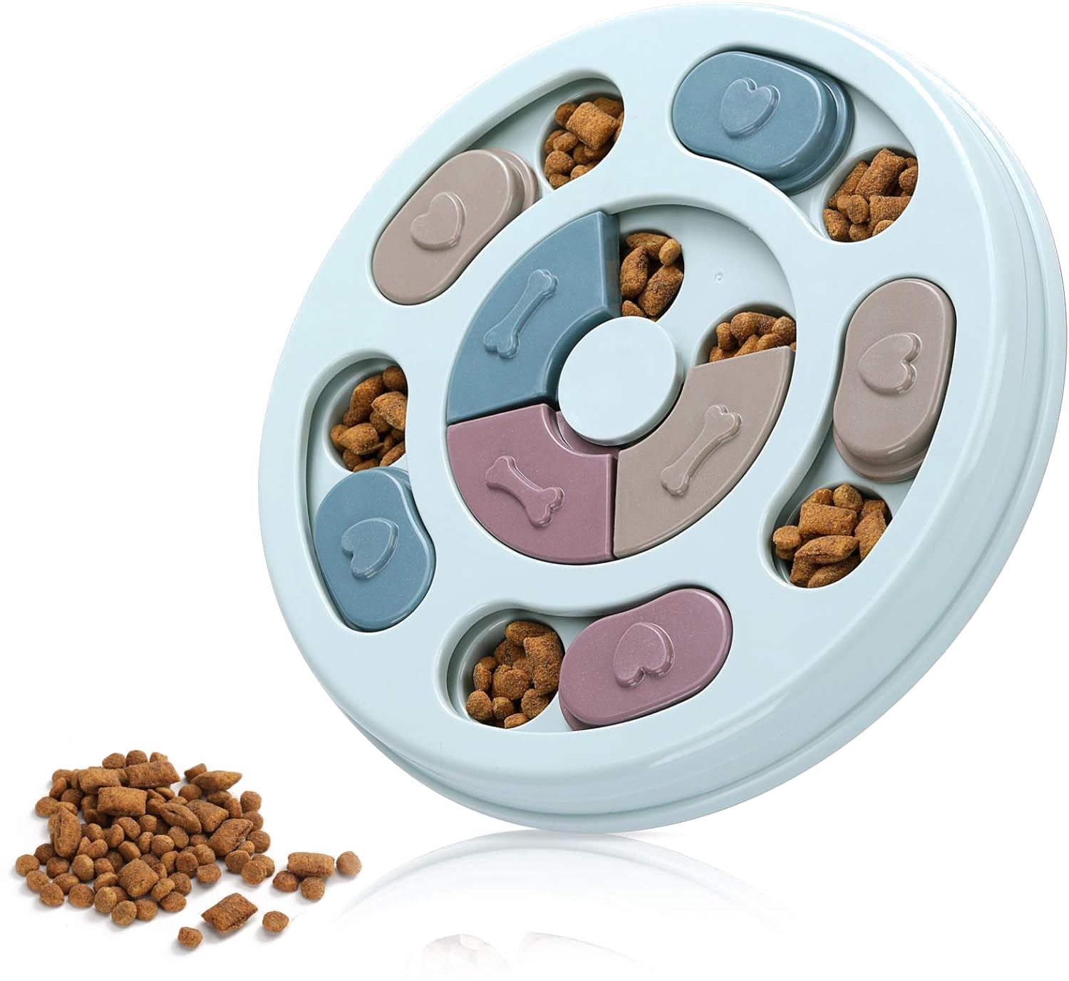 Interactive treat puzzle toy for puppies