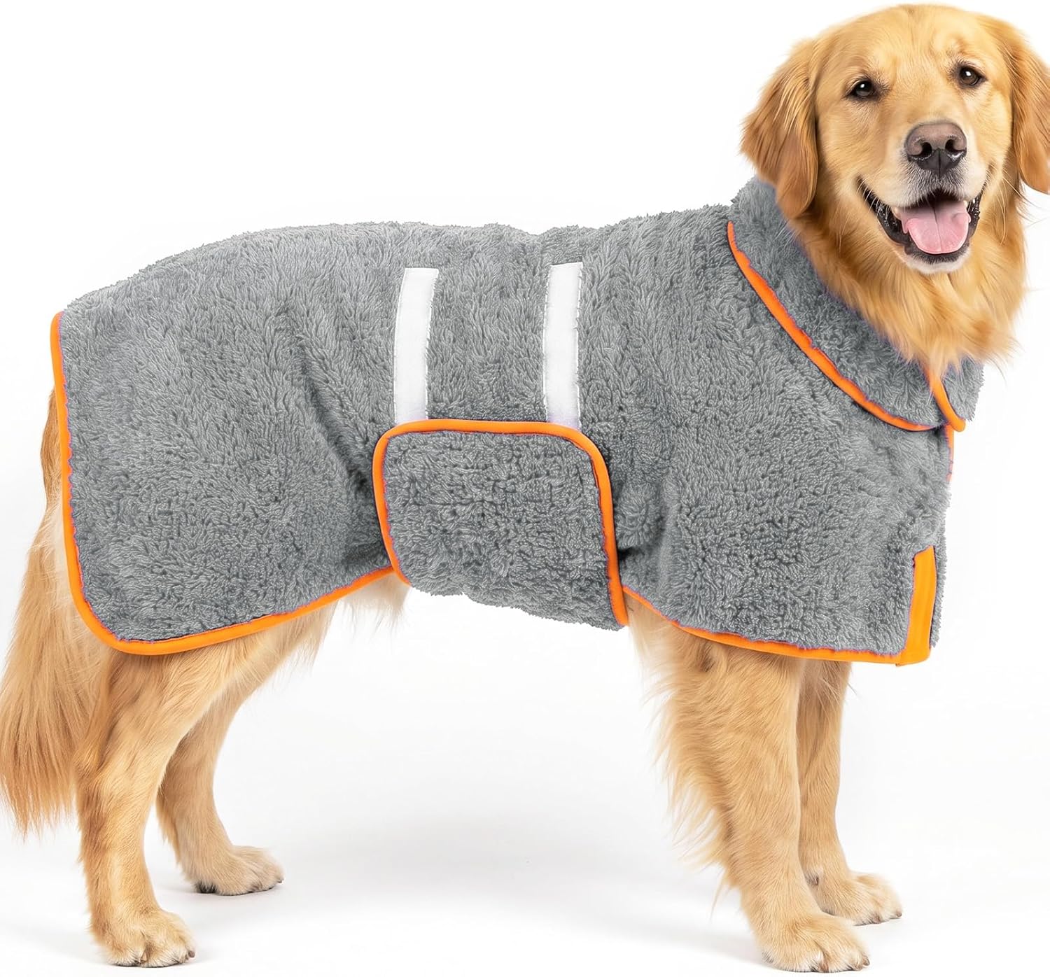 Quick-drying dog bathrobe