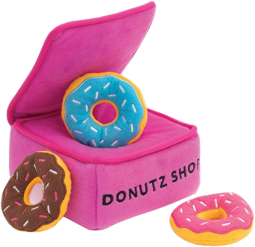 Donut shop hide-a-toy for dogs