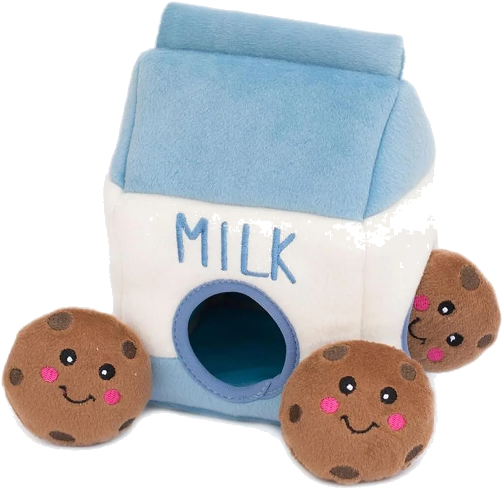 Milk carton nosework hide and seek toy