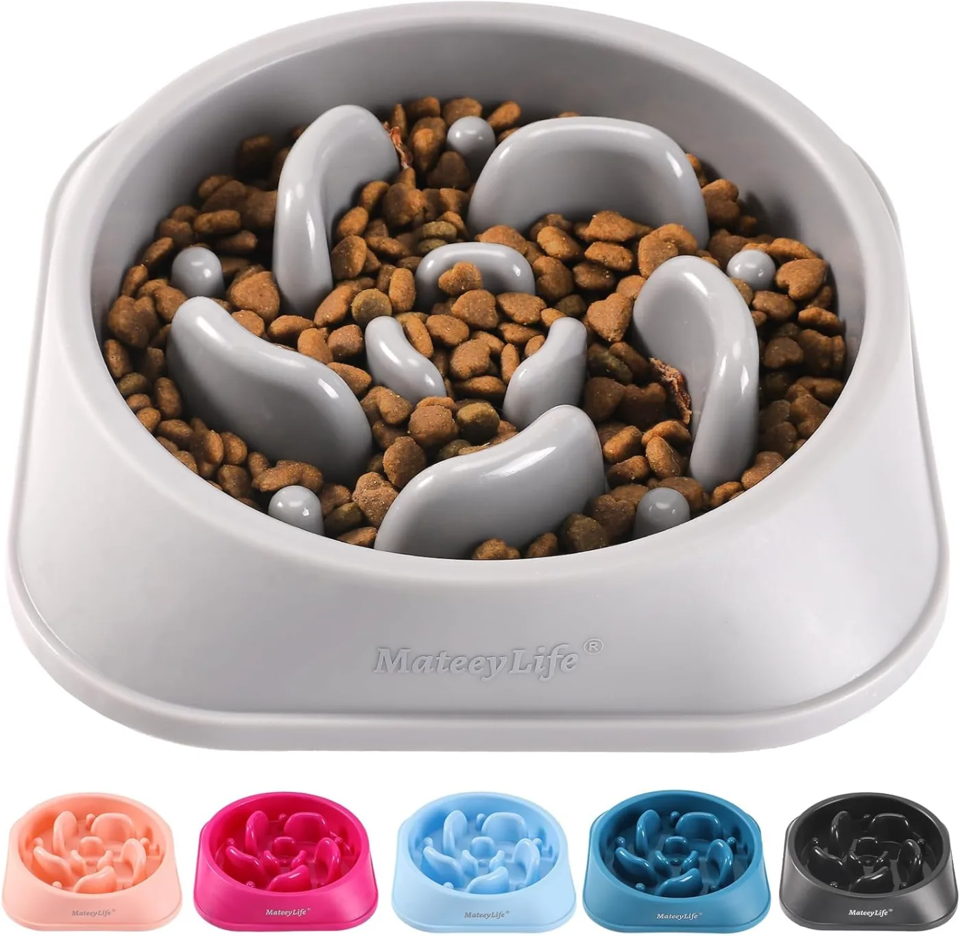 Fun Feeder Slo Bowl — maze-style ridges slow dogs down at every meal