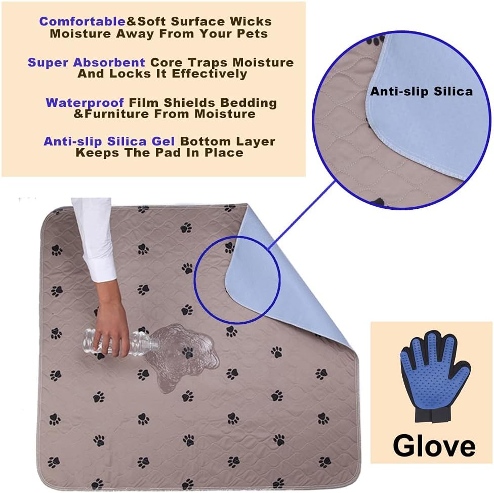 Non-slip washable puppy pee pad