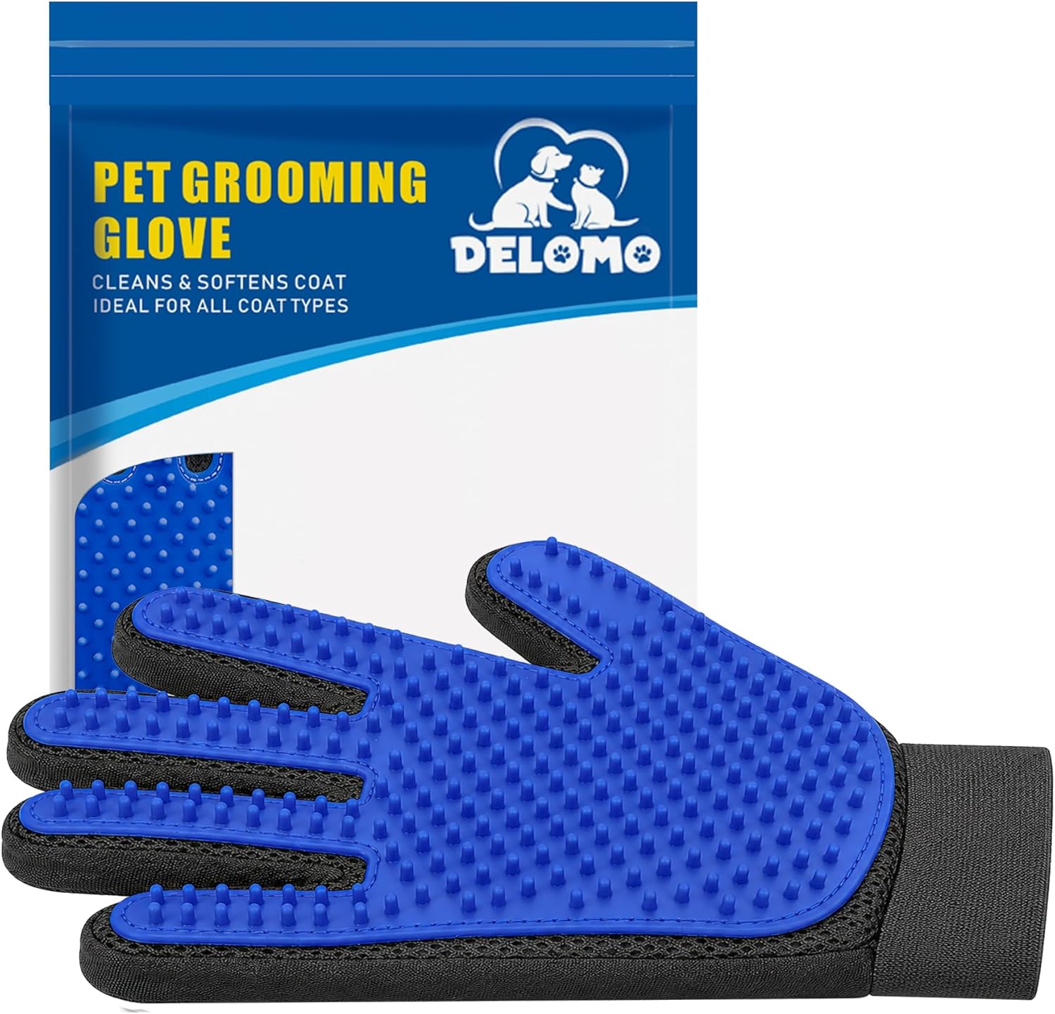 Delomo pet grooming and deshedding glove