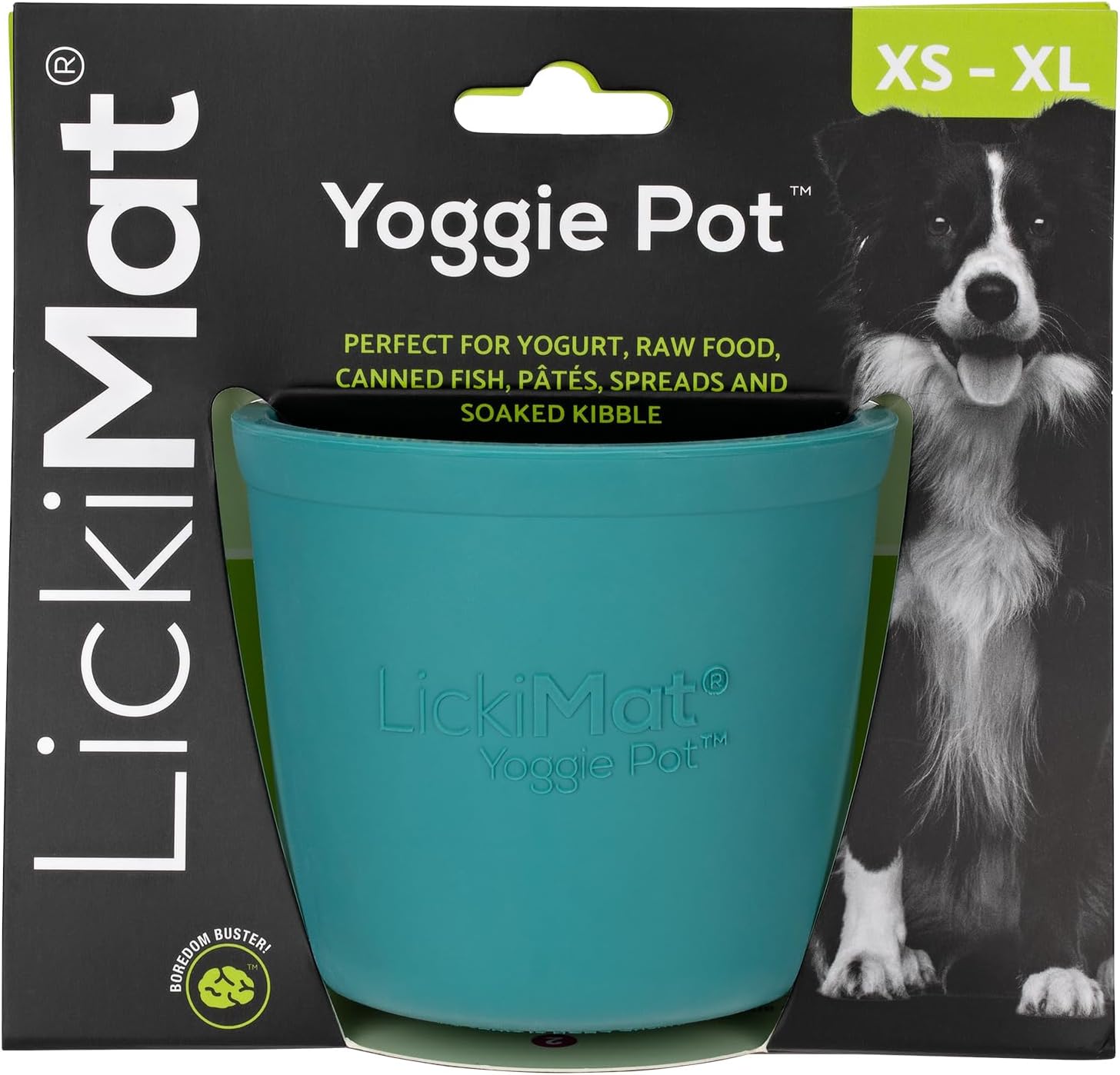LickiMat Yoggie Pot teal