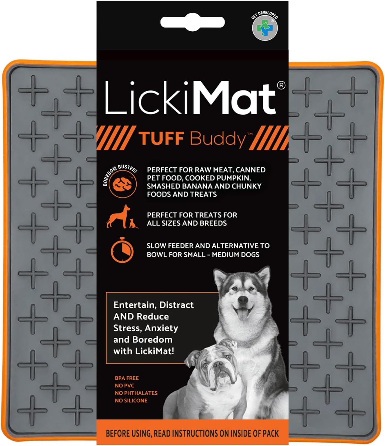 LickiMat Tuff Buddy heavy duty lick mat