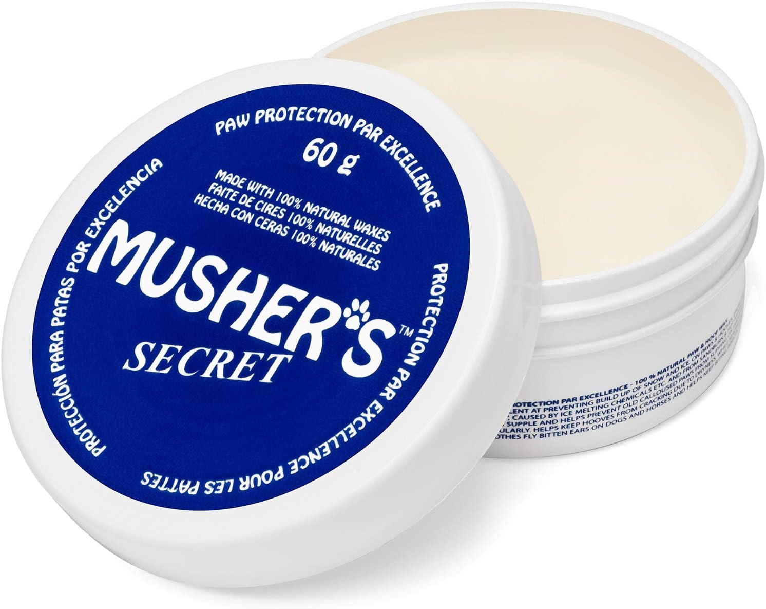 Musher's Secret natural paw protection wax for dogs