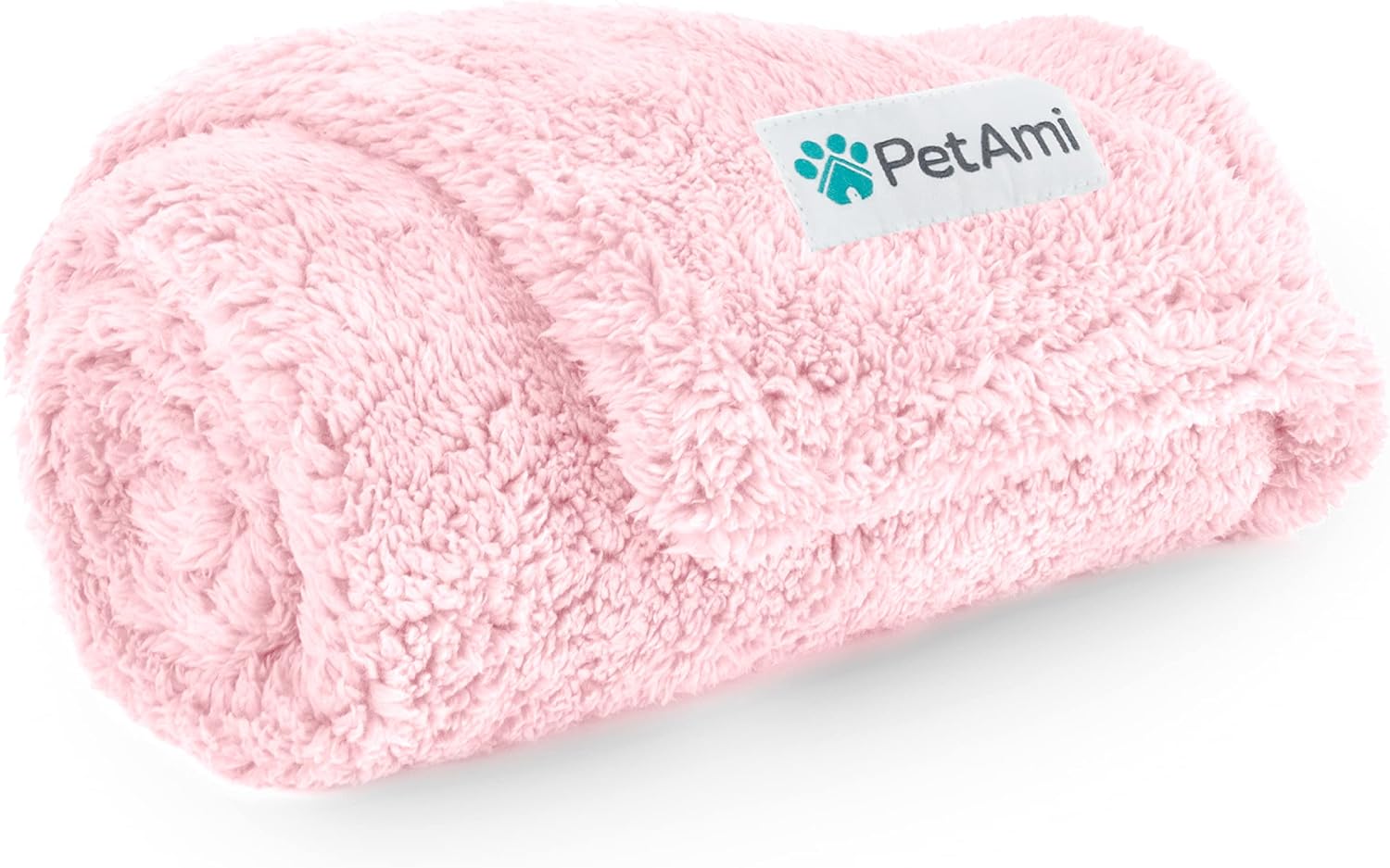 PetAmi fluffy pink blanket