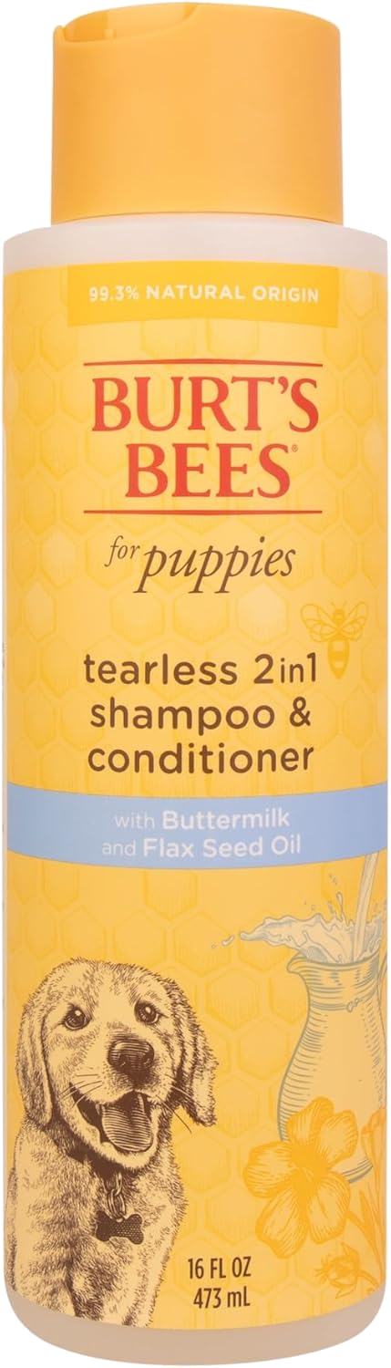 Burt's Bees tearless 2-in-1 shampoo and conditioner for puppies