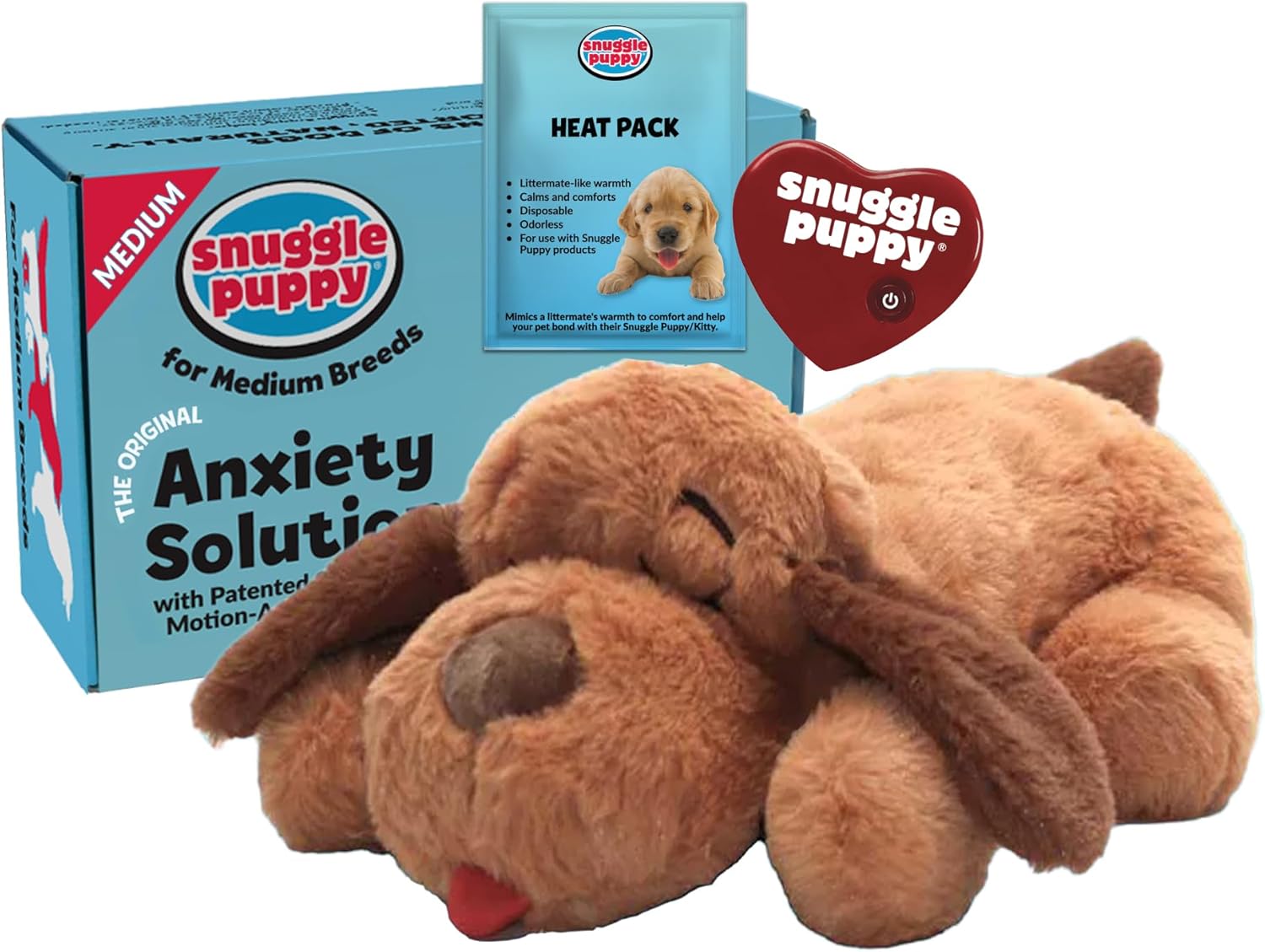 Snuggle Puppy heartbeat anxiety solution toy