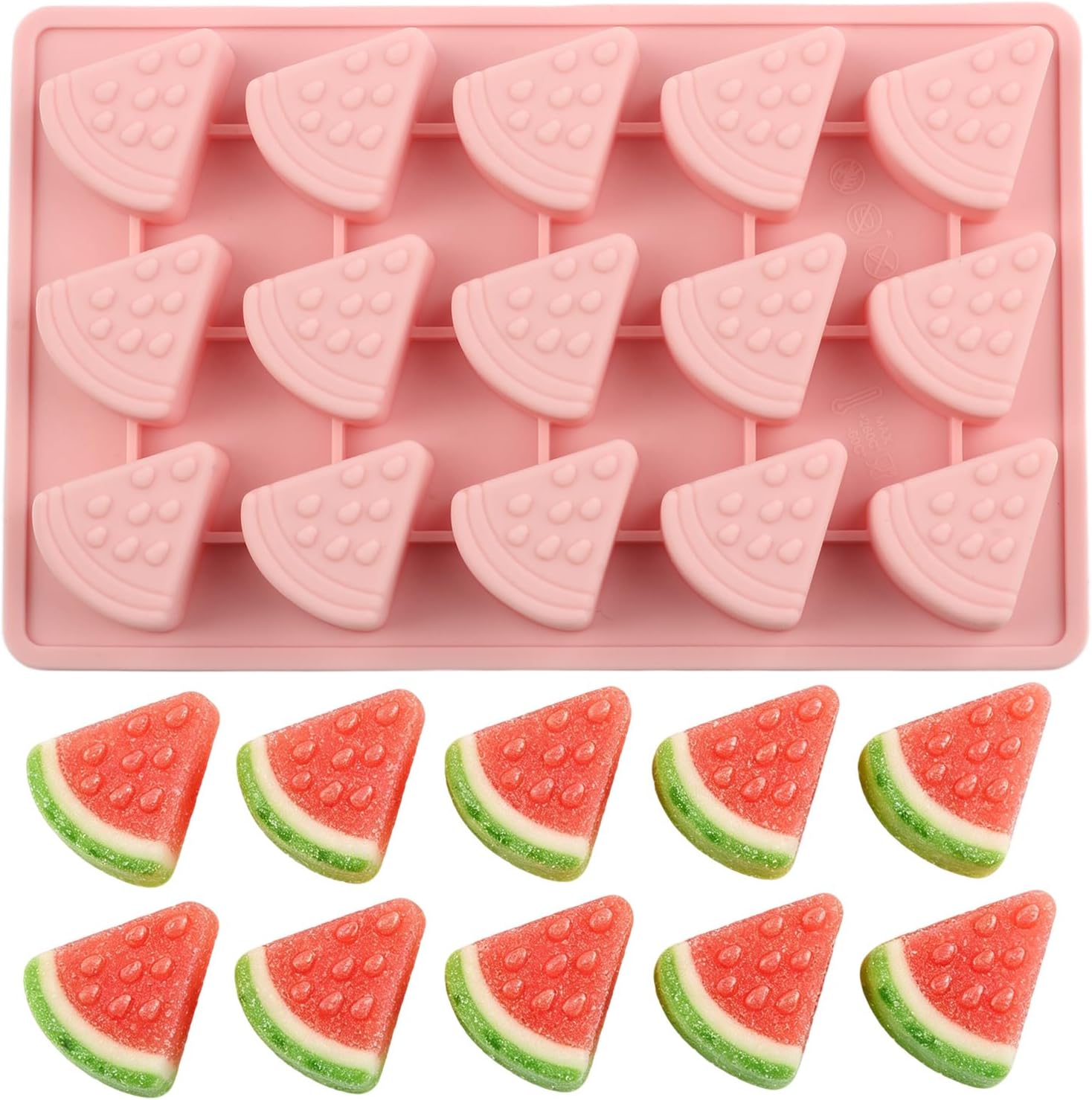Watermelon slice silicone mould