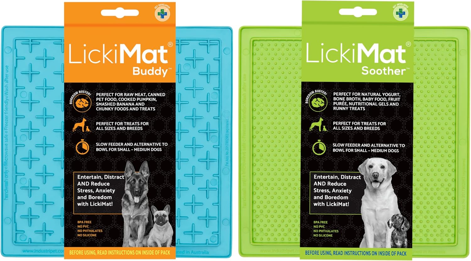 LickiMat lick mat set for dogs